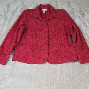 Coldwater Creek Red Blazer